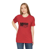 Vintage Music For A Song Logo Unisex Jersey Short Sleeve T-Shirt - POPvault