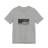 Vintage Music For A Song Logo Unisex Jersey Short Sleeve T-Shirt - POPvault