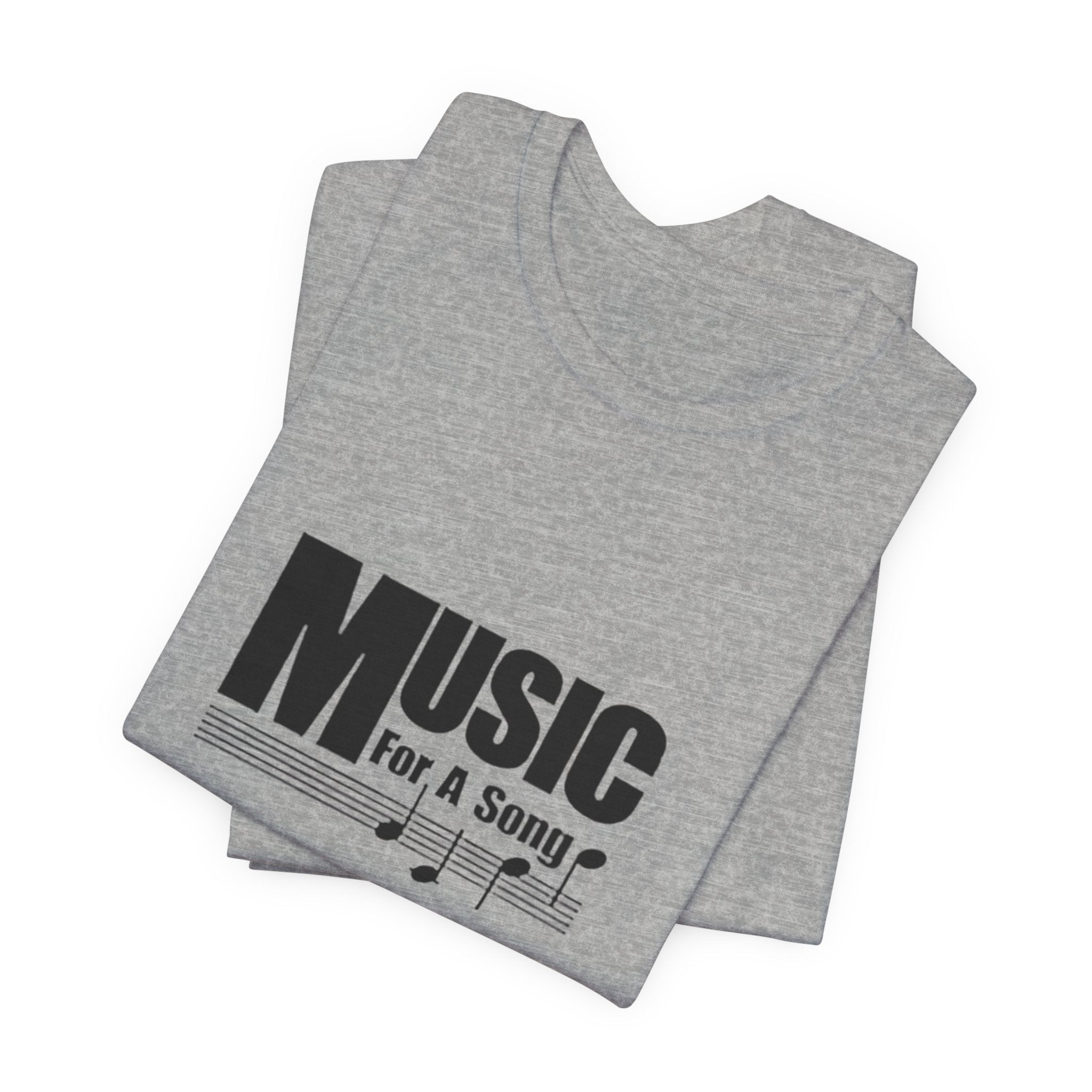 Vintage Music For A Song Logo Unisex Jersey Short Sleeve T-Shirt - POPvault