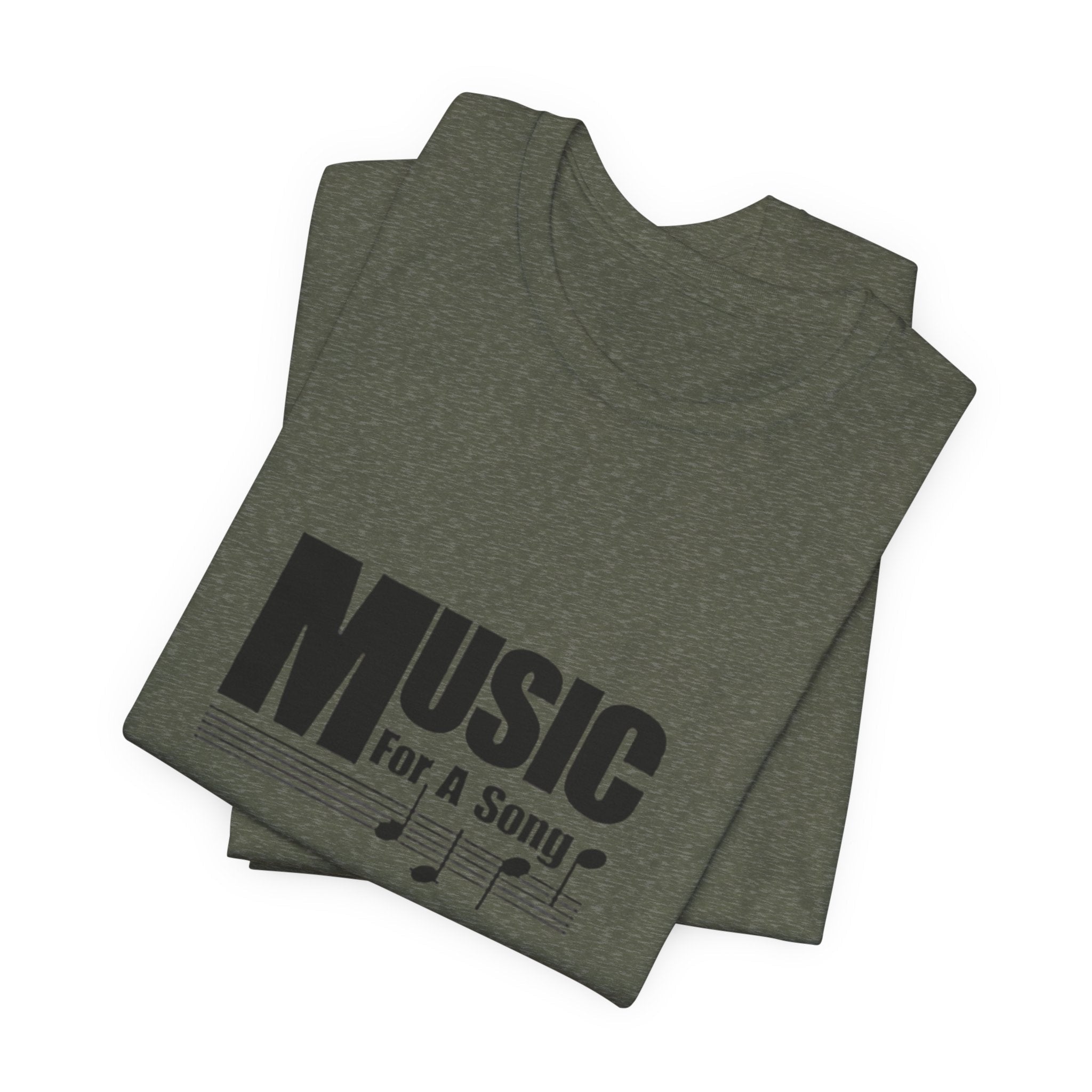 Vintage Music For A Song Logo Unisex Jersey Short Sleeve T-Shirt - POPvault