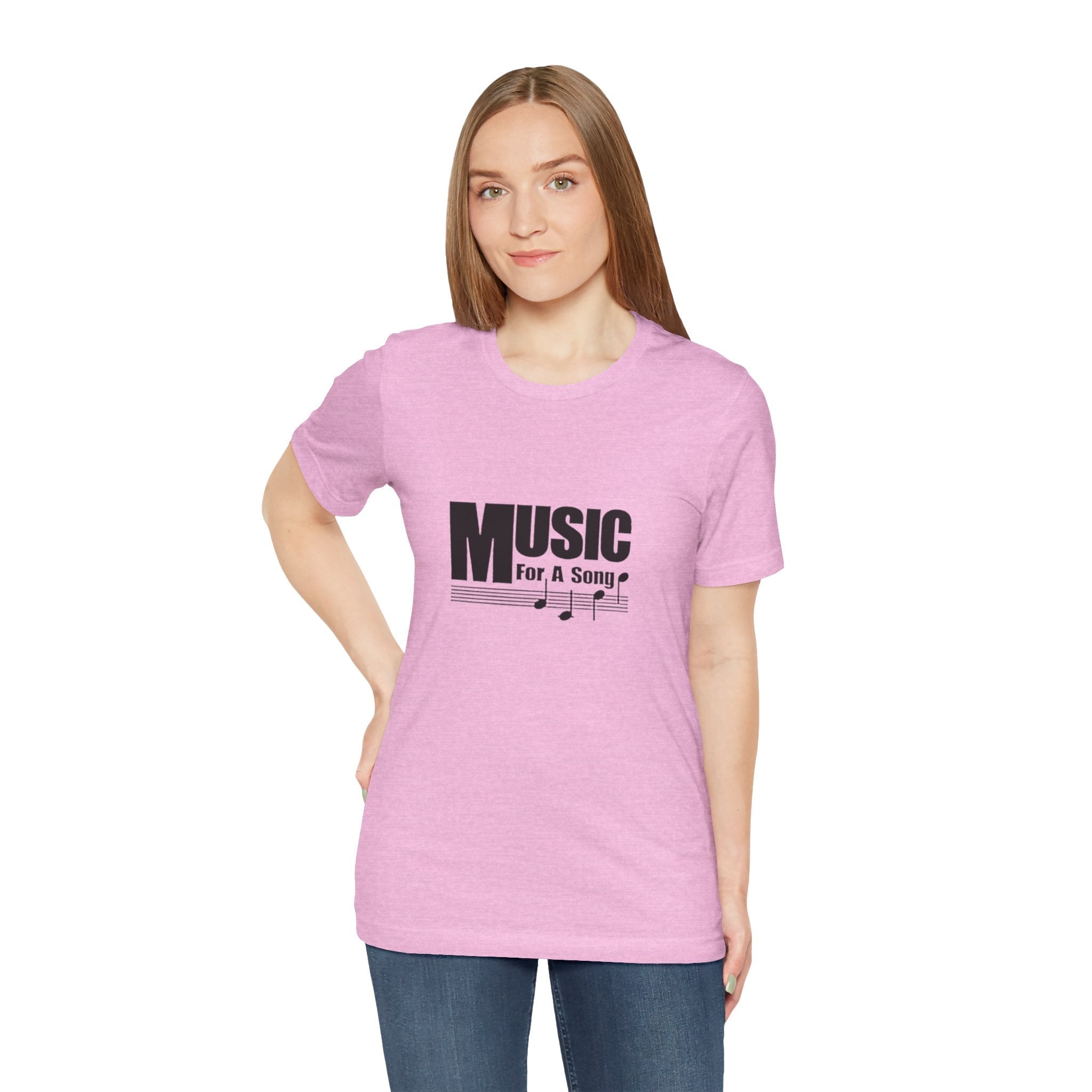 Vintage Music For A Song Logo Unisex Jersey Short Sleeve T-Shirt - POPvault