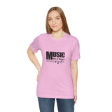 Vintage Music For A Song Logo Unisex Jersey Short Sleeve T-Shirt - POPvault