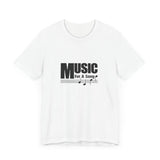Vintage Music For A Song Logo Unisex Jersey Short Sleeve T-Shirt - POPvault