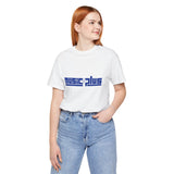 Vintage Music Plus Record Store Logo Unisex Jersey Short Sleeve T-Shirt - POPvault