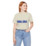 Vintage Music Plus Record Store Logo Unisex Jersey Short Sleeve T-Shirt - POPvault