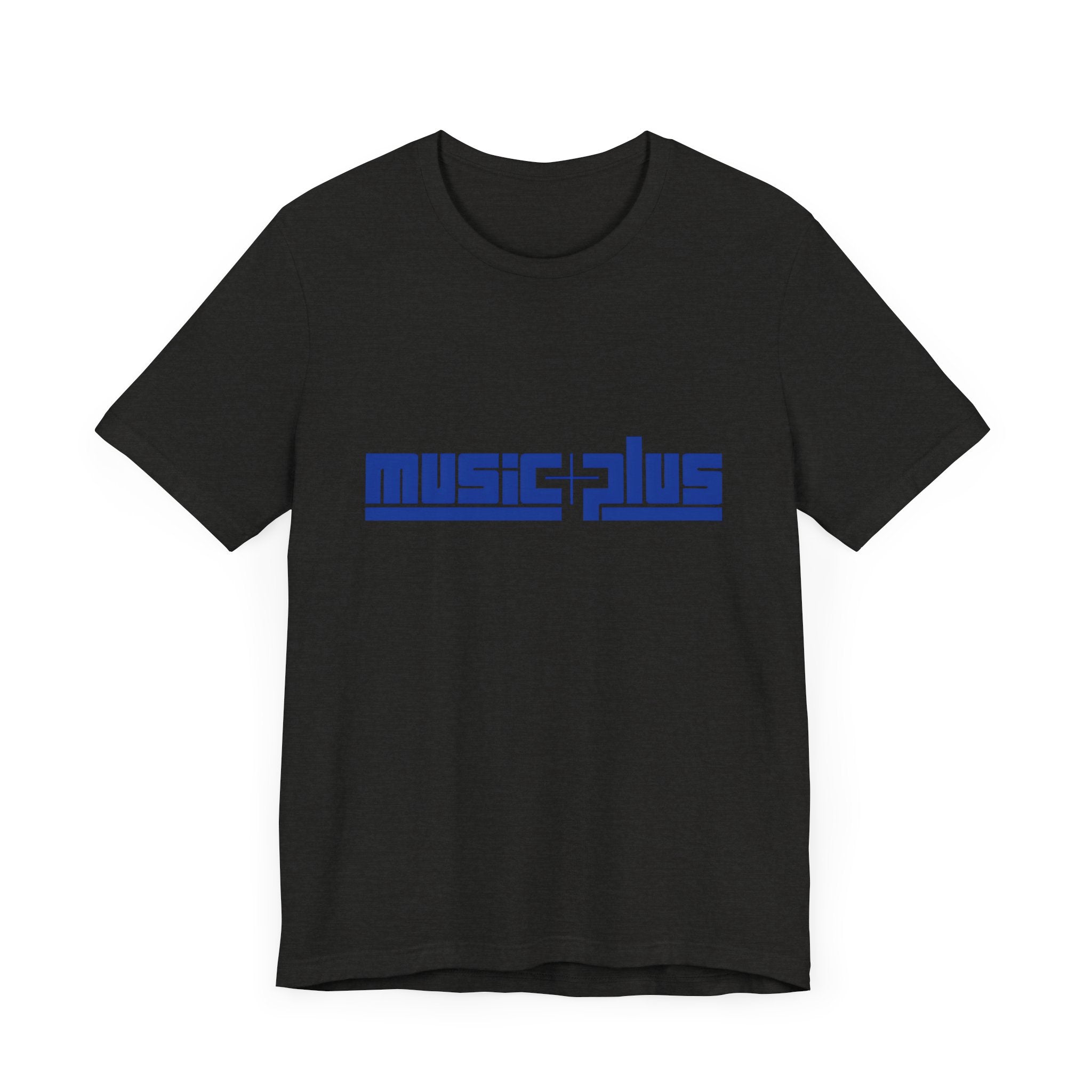 Vintage Music Plus Record Store Logo Unisex Jersey Short Sleeve T-Shirt - POPvault