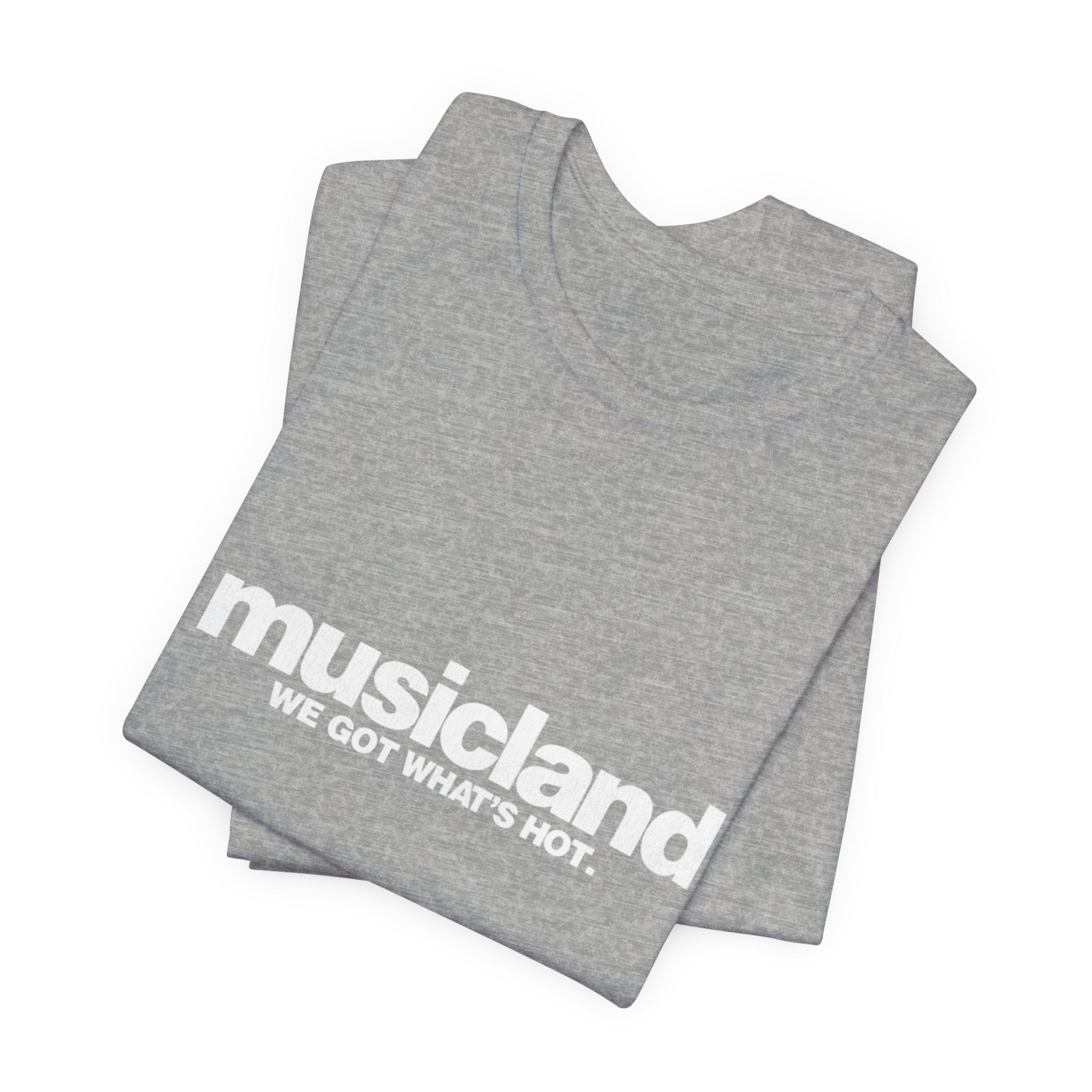Vintage Musicland Logo Unisex Jersey Short Sleeve T-Shirt - POPvault
