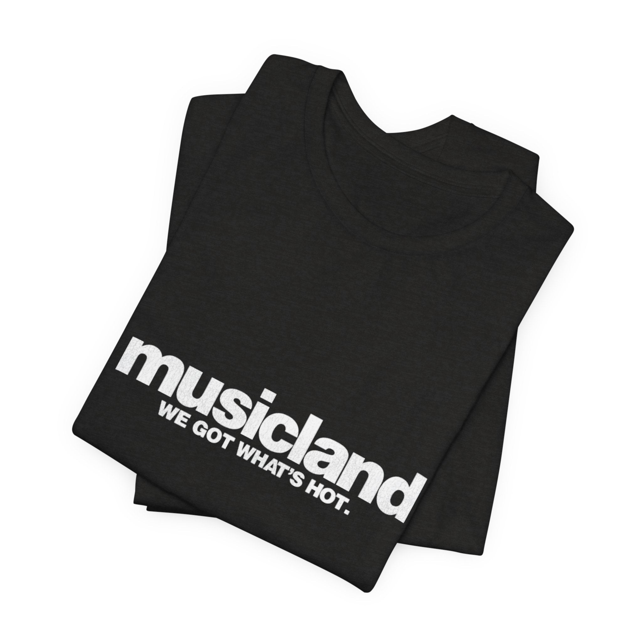 Vintage Musicland Logo Unisex Jersey Short Sleeve T-Shirt - POPvault