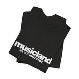 Vintage Musicland Logo Unisex Jersey Short Sleeve T-Shirt - POPvault