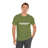 Vintage Musicland Logo Unisex Jersey Short Sleeve T-Shirt - POPvault