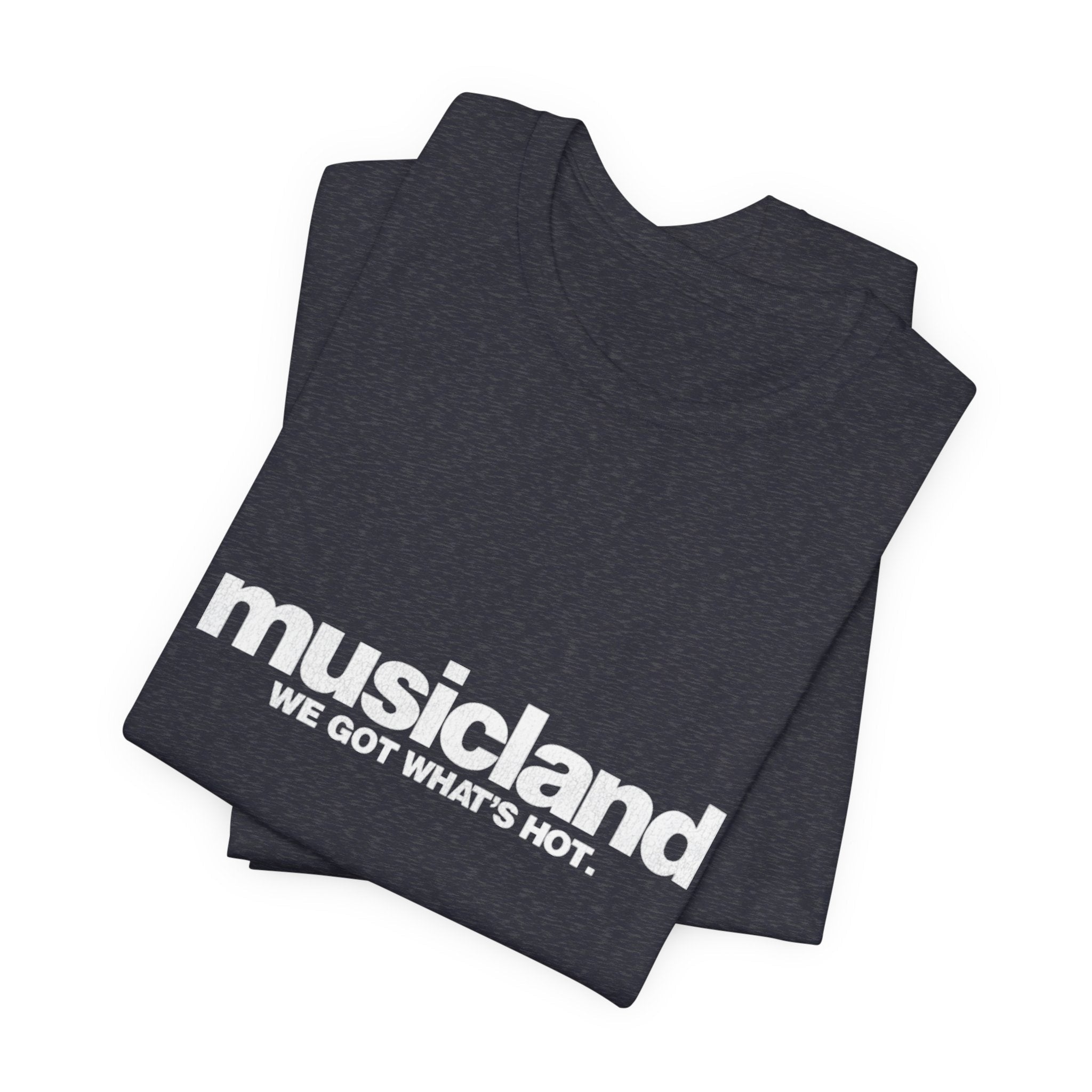 Vintage Musicland Logo Unisex Jersey Short Sleeve T-Shirt - POPvault