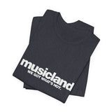 Vintage Musicland Logo Unisex Jersey Short Sleeve T-Shirt - POPvault