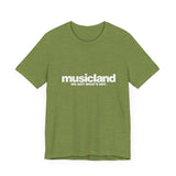 Vintage Musicland Logo Unisex Jersey Short Sleeve T-Shirt - POPvault