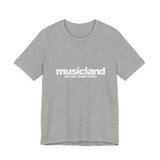 Vintage Musicland Logo Unisex Jersey Short Sleeve T-Shirt - POPvault