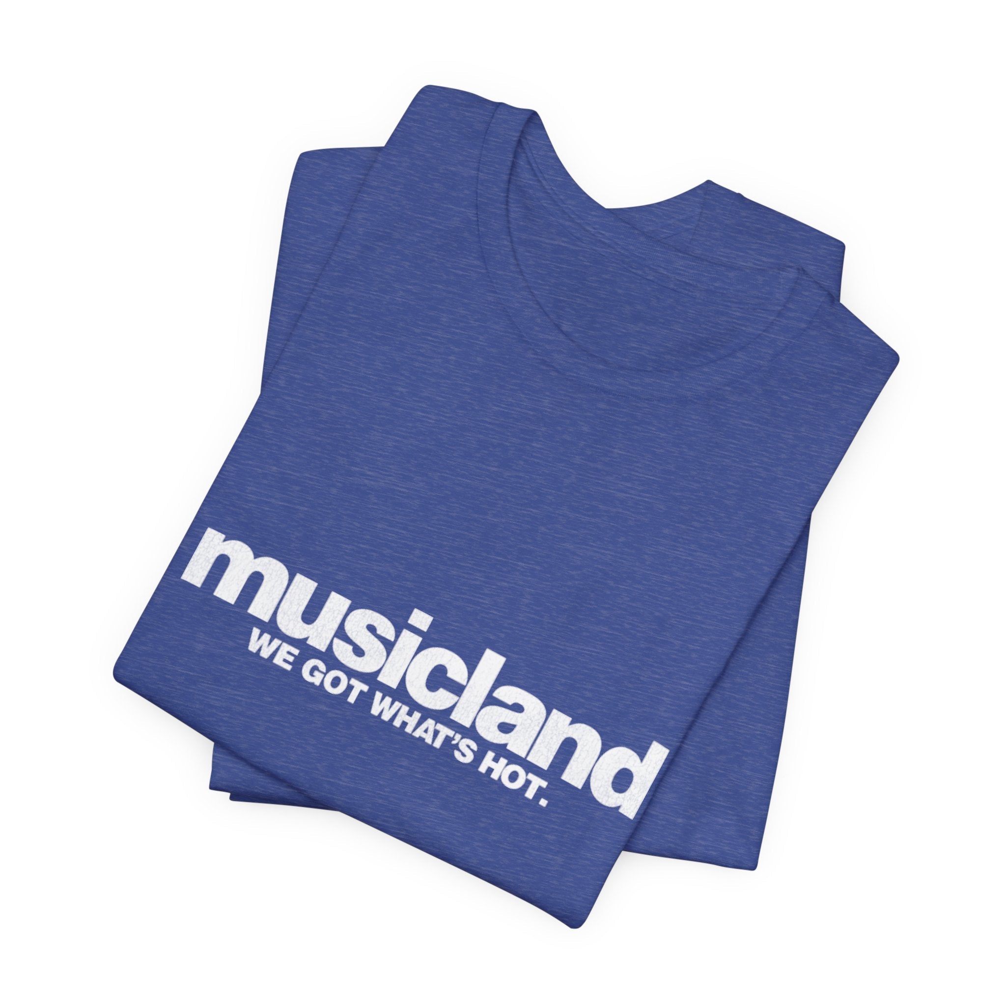 Vintage Musicland Logo Unisex Jersey Short Sleeve T-Shirt - POPvault
