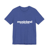 Vintage Musicland Logo Unisex Jersey Short Sleeve T-Shirt - POPvault