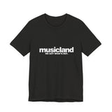 Vintage Musicland Logo Unisex Jersey Short Sleeve T-Shirt - POPvault