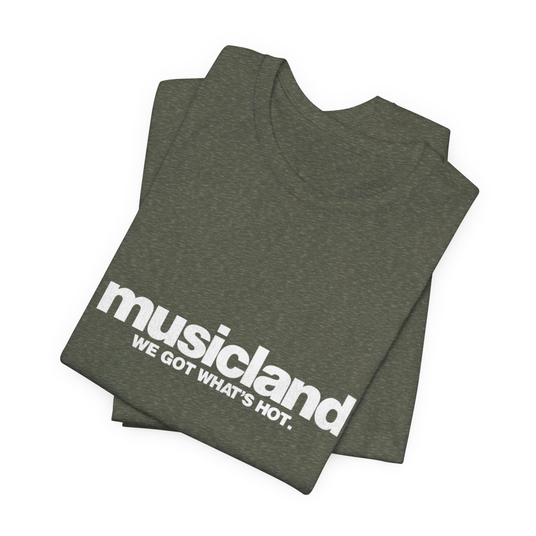 Vintage Musicland Logo Unisex Jersey Short Sleeve T-Shirt - POPvault
