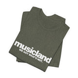 Vintage Musicland Logo Unisex Jersey Short Sleeve T-Shirt - POPvault