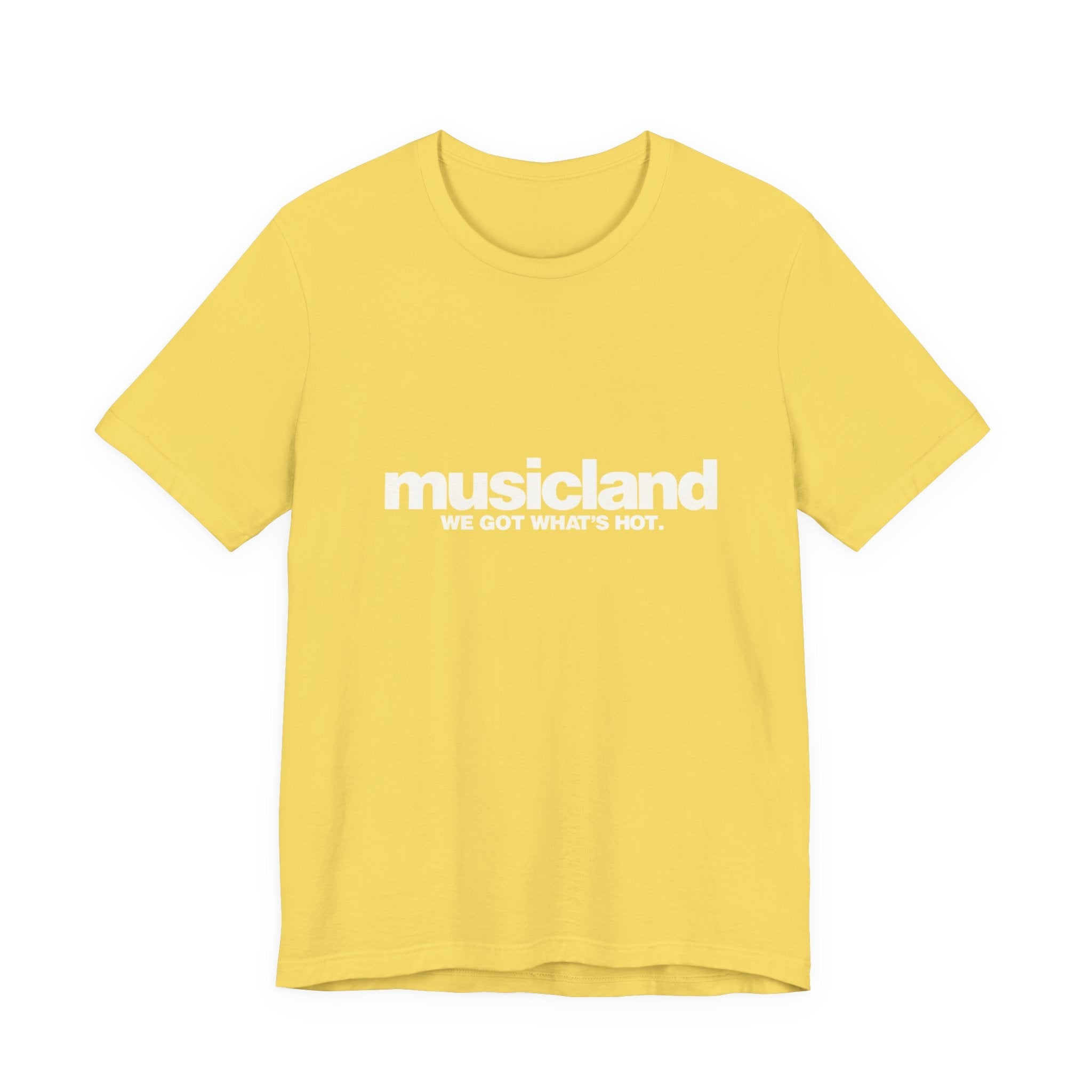 Vintage Musicland Logo Unisex Jersey Short Sleeve T-Shirt - POPvault