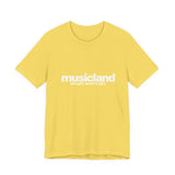 Vintage Musicland Logo Unisex Jersey Short Sleeve T-Shirt - POPvault