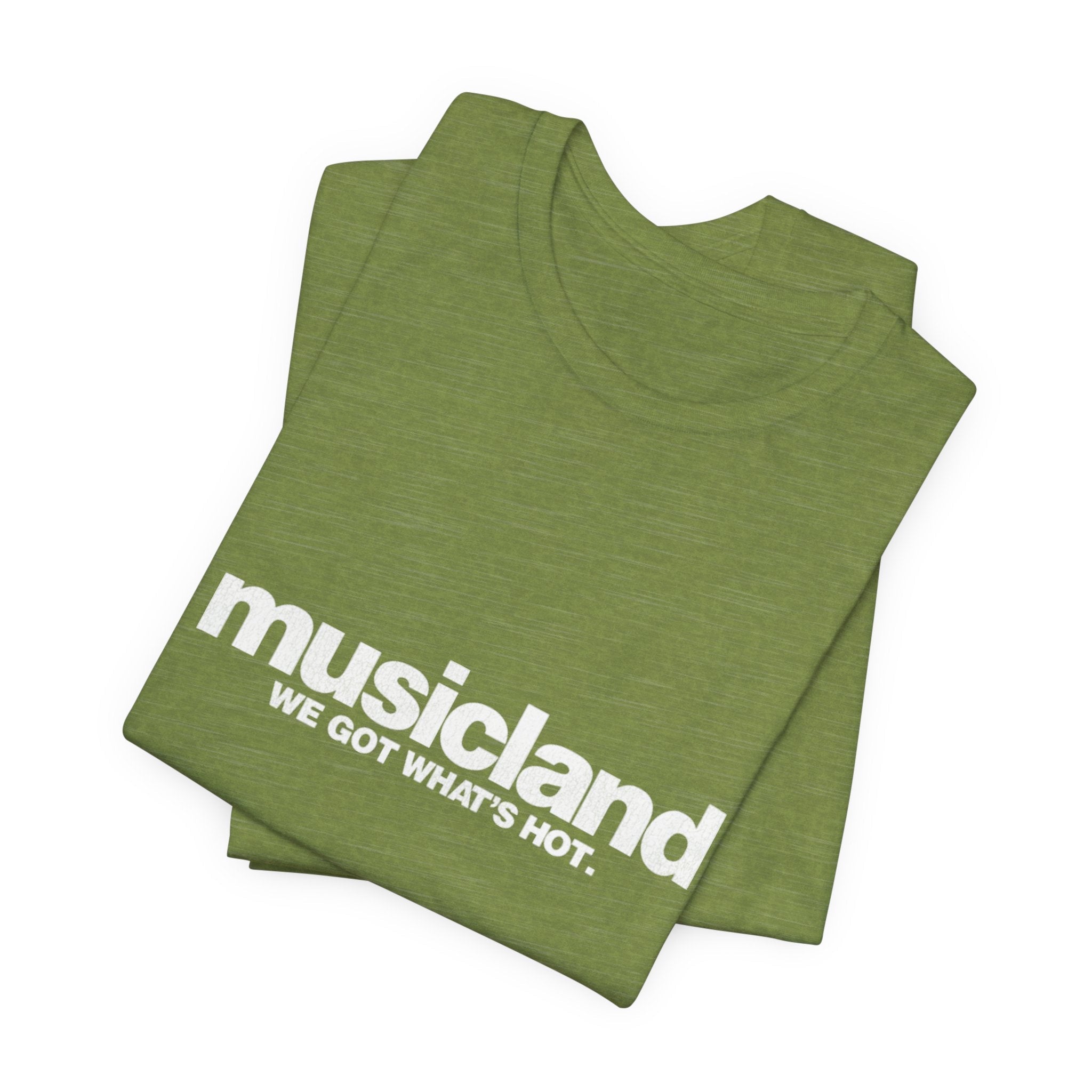 Vintage Musicland Logo Unisex Jersey Short Sleeve T-Shirt - POPvault
