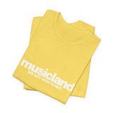 Vintage Musicland Logo Unisex Jersey Short Sleeve T-Shirt - POPvault