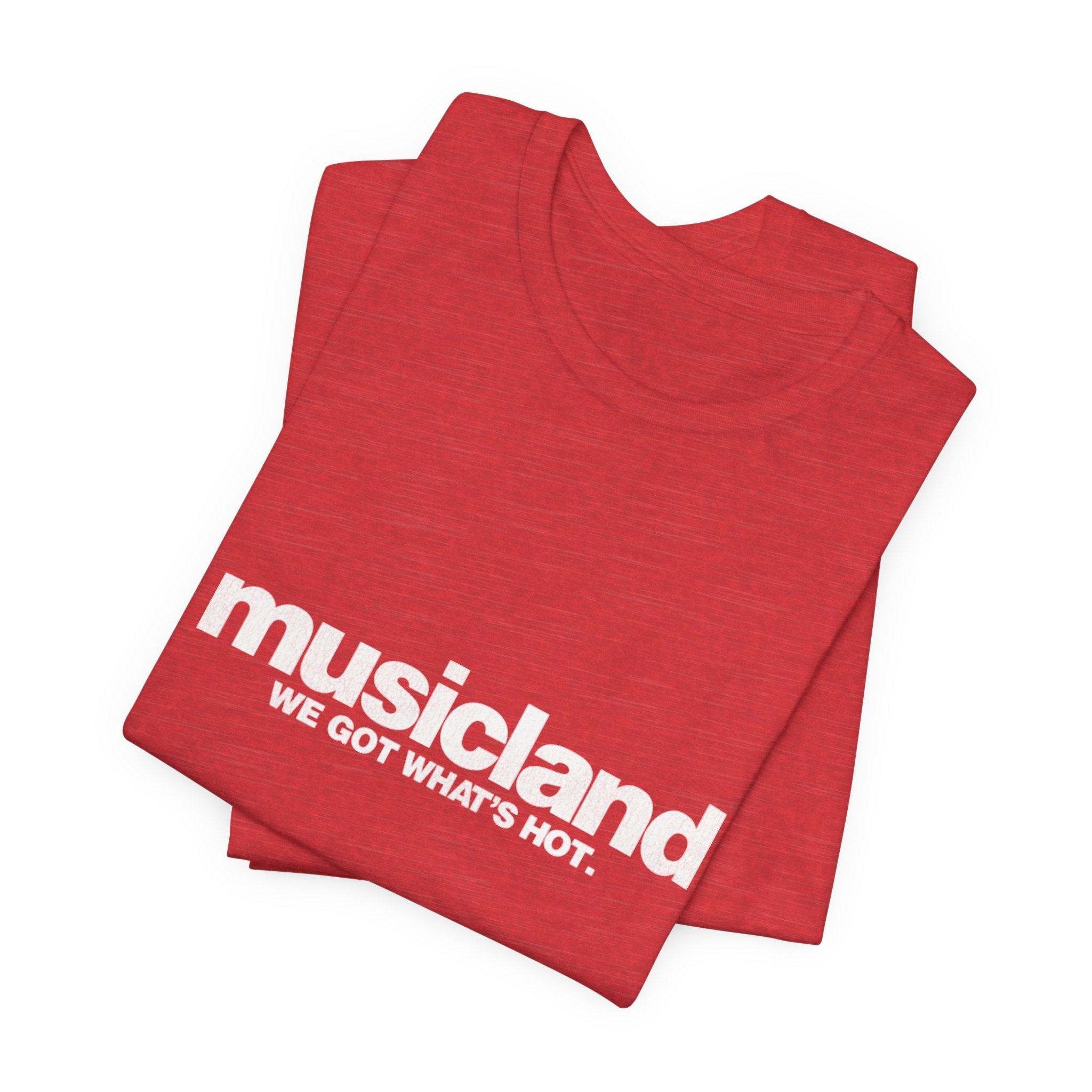 Vintage Musicland Logo Unisex Jersey Short Sleeve T-Shirt - POPvault