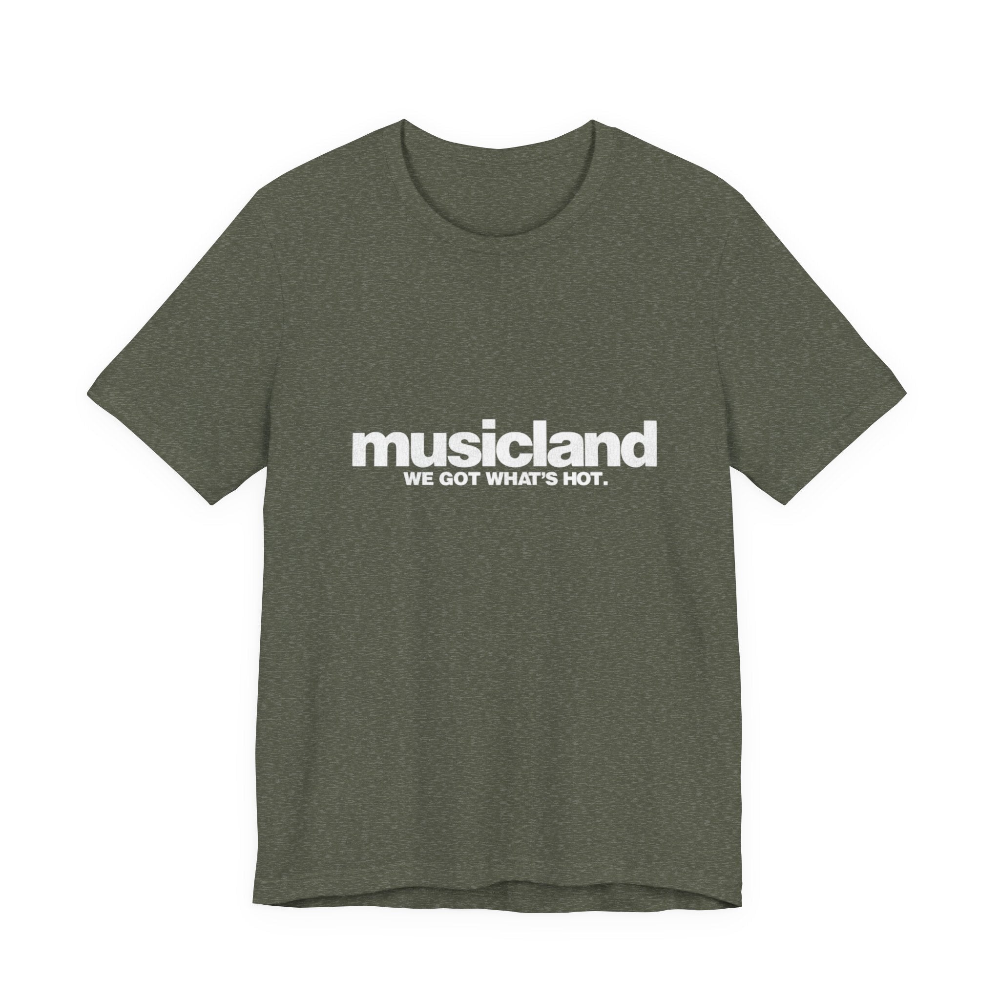 Vintage Musicland Logo Unisex Jersey Short Sleeve T-Shirt - POPvault