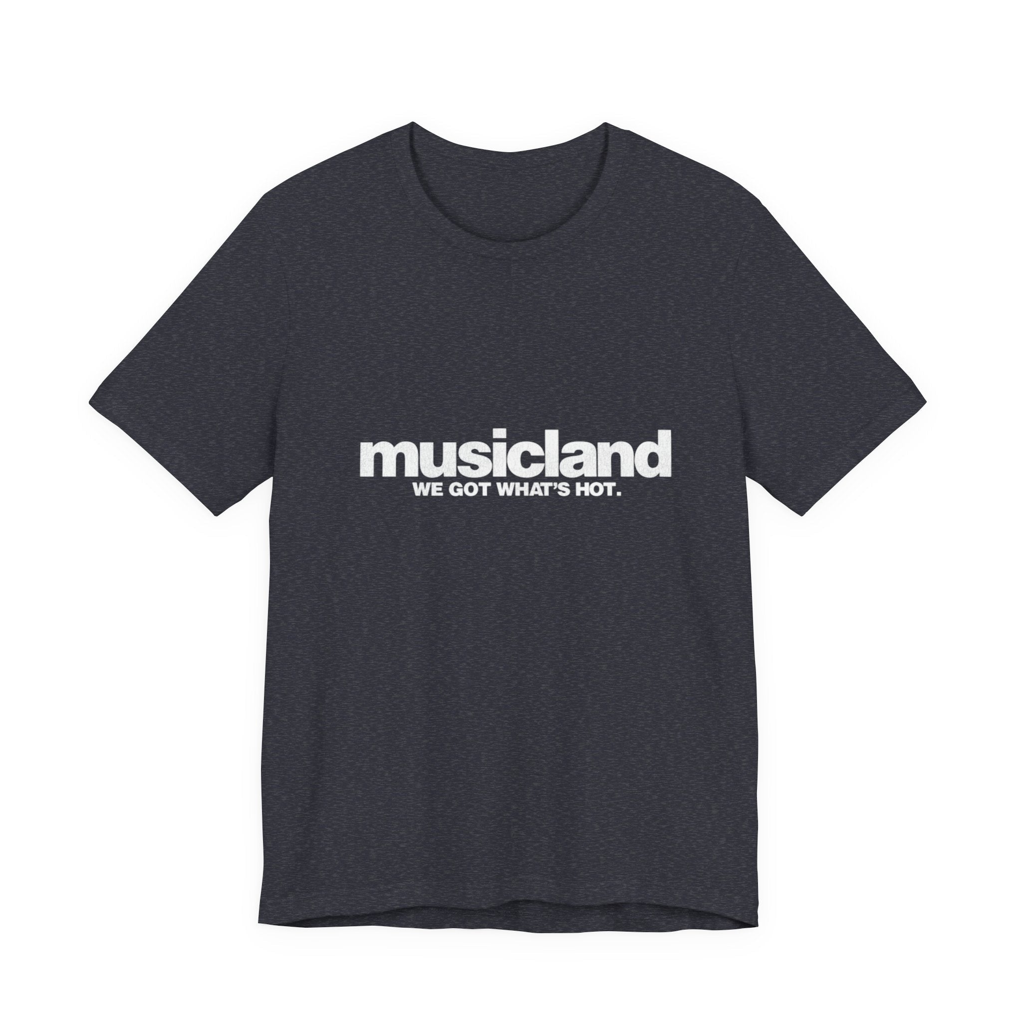 Vintage Musicland Logo Unisex Jersey Short Sleeve T-Shirt - POPvault