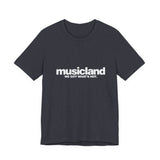 Vintage Musicland Logo Unisex Jersey Short Sleeve T-Shirt - POPvault