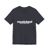 Vintage Musicland Logo Unisex Jersey Short Sleeve T-Shirt - POPvault