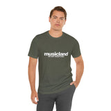 Vintage Musicland Logo Unisex Jersey Short Sleeve T-Shirt - POPvault