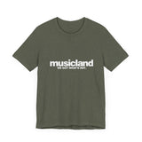 Vintage Musicland Logo Unisex Jersey Short Sleeve T-Shirt - POPvault