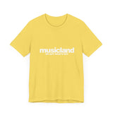 Vintage Musicland Logo Unisex Jersey Short Sleeve T-Shirt - POPvault