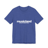 Vintage Musicland Logo Unisex Jersey Short Sleeve T-Shirt - POPvault