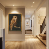 Vintage Owl Canvas Art Print - POPvault