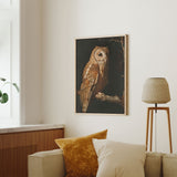 Vintage Owl Canvas Art Print - POPvault