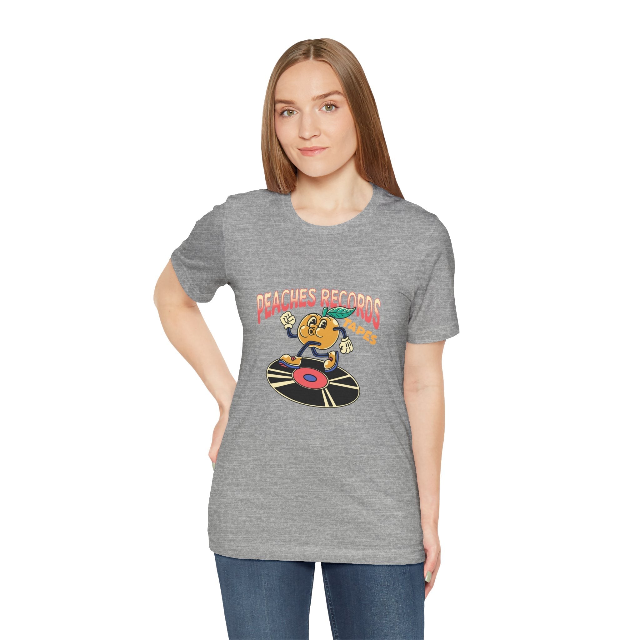 Vintage Peaches Early Logo Unisex Jersey Short Sleeve T-Shirt - POPvault