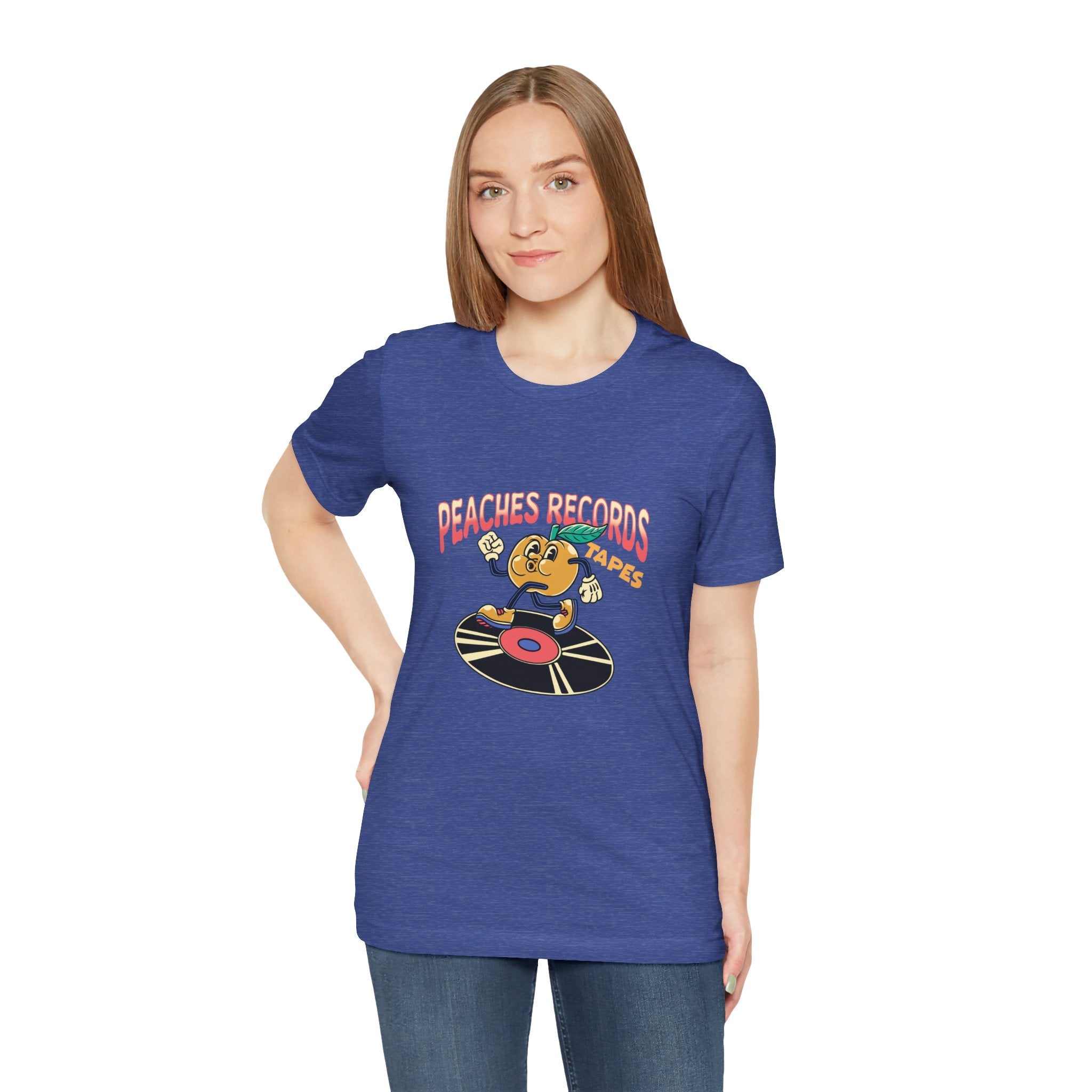 Vintage Peaches Early Logo Unisex Jersey Short Sleeve T-Shirt - POPvault