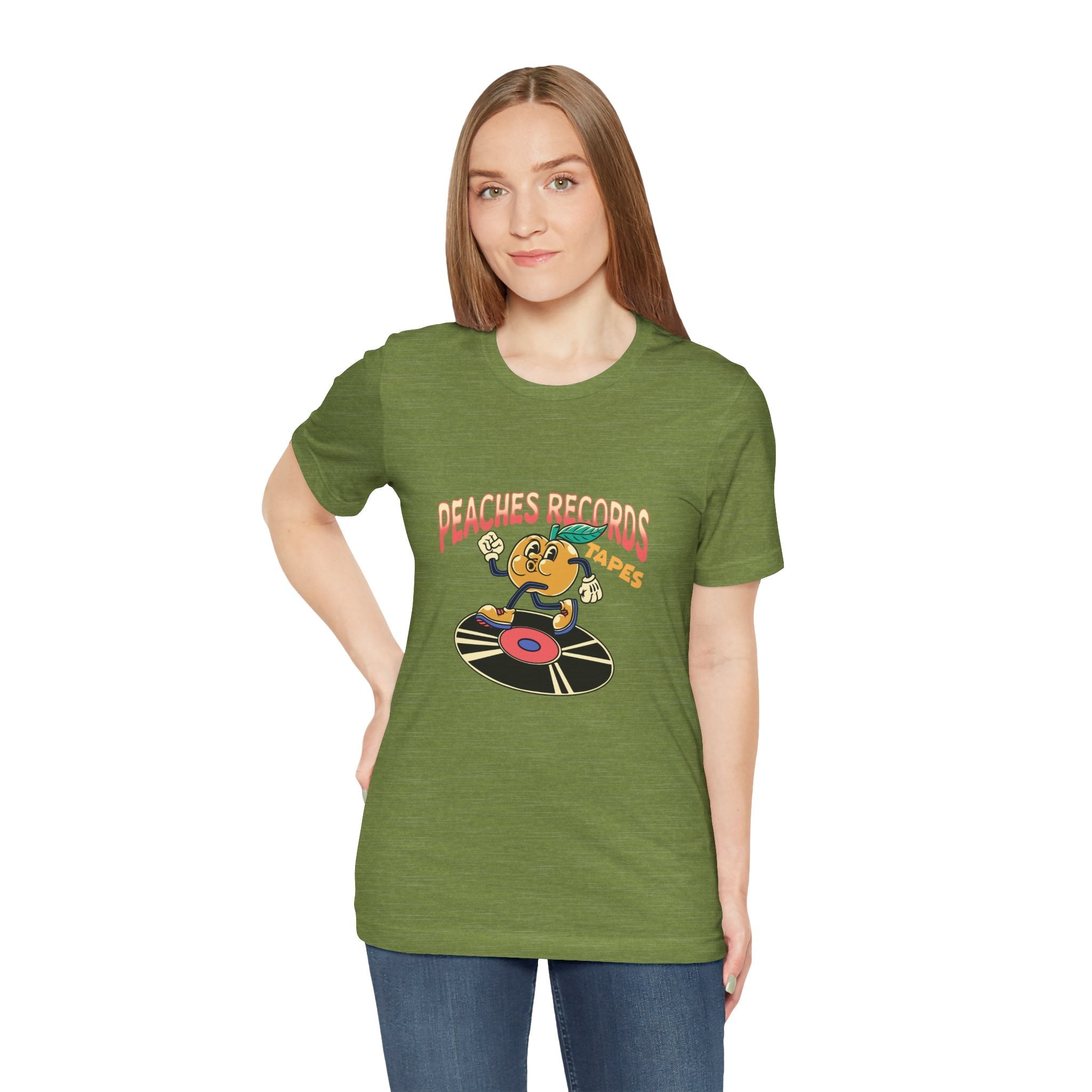 Vintage Peaches Early Logo Unisex Jersey Short Sleeve T-Shirt - POPvault