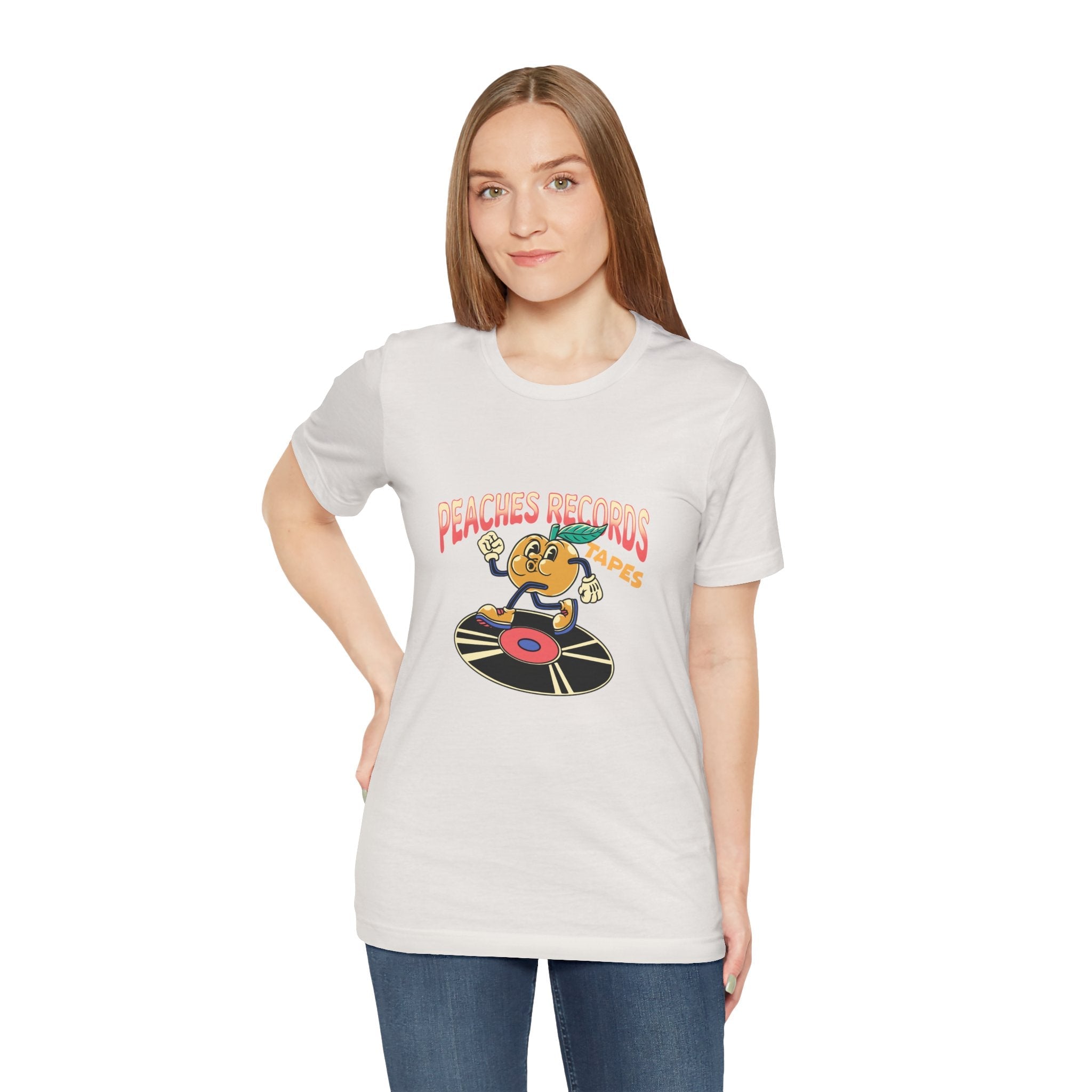 Vintage Peaches Early Logo Unisex Jersey Short Sleeve T-Shirt - POPvault