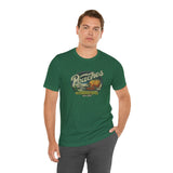 Vintage Peaches Record & Tapes Store Logo Unisex Jersey Short Sleeve T-Shirt - POPvault