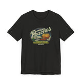 Vintage Peaches Record & Tapes Store Logo Unisex Jersey Short Sleeve T-Shirt - POPvault