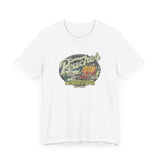 Vintage Peaches Record & Tapes Store Logo Unisex Jersey Short Sleeve T-Shirt - POPvault