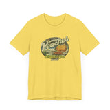 Vintage Peaches Record & Tapes Store Logo Unisex Jersey Short Sleeve T-Shirt - POPvault