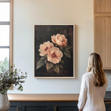 Vintage Peony Moody Art - POPvault