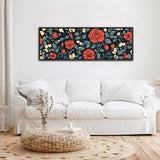 Vintage Rose Art Print Canvas Art - POPvault