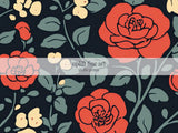 Vintage Rose Art Print Canvas Art - POPvault