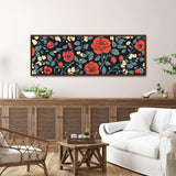 Vintage Rose Art Print Canvas Art - POPvault
